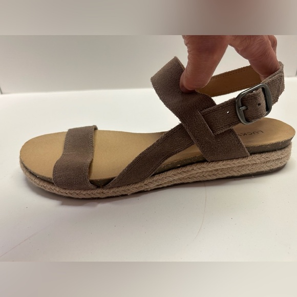 Lucky‎ Brand Leather Sandals Women LP- Gadine  Size 10 Tan Color - Picture 3 of 12